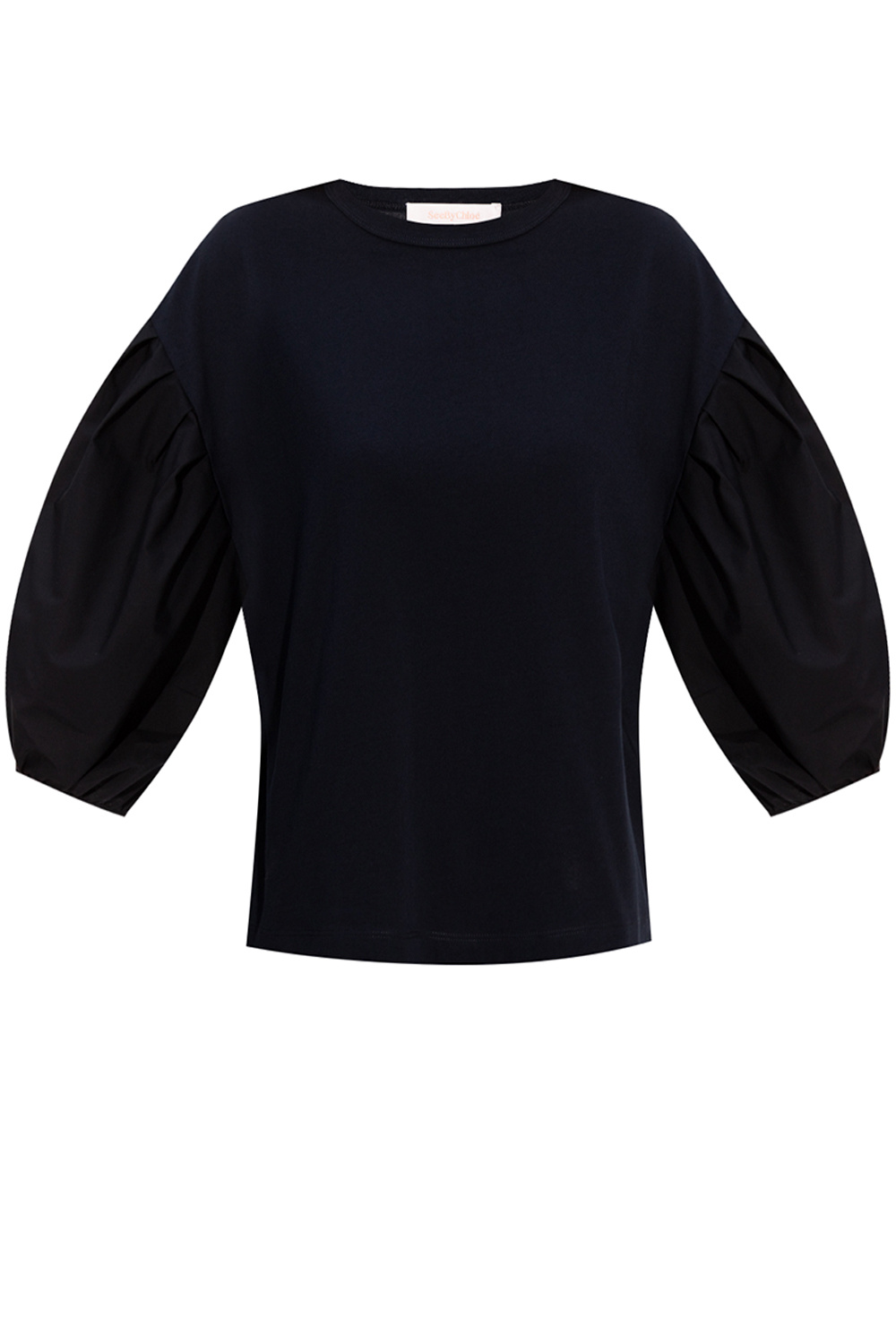 See By chloe crystal Top with puffed sleeves